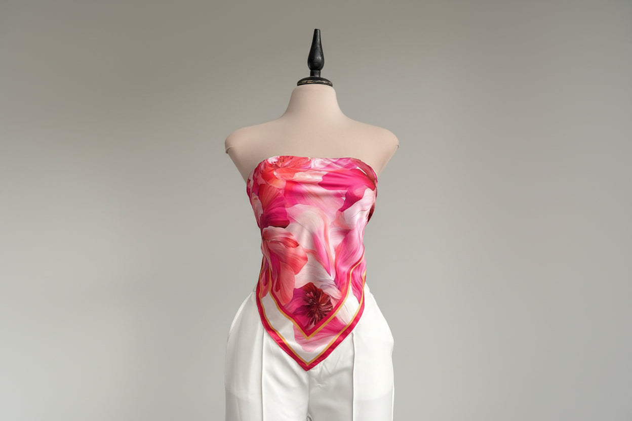Top Pañuelo Floral